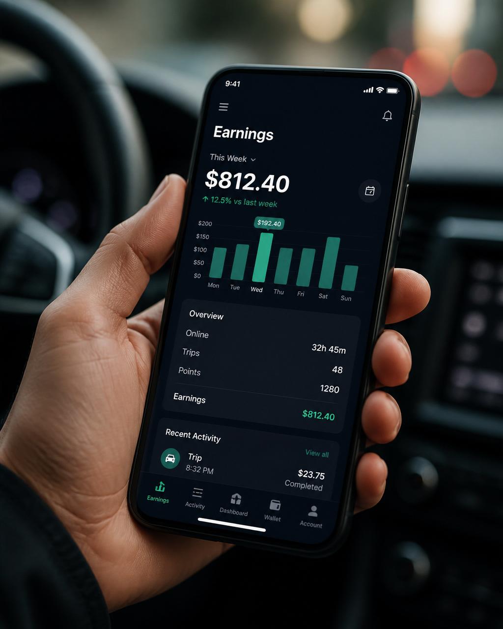 Driver App Preview